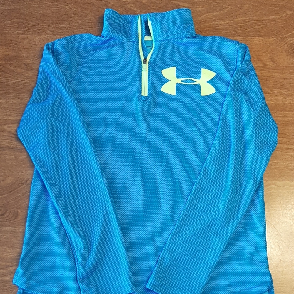 Under Armour Bright Blue Quarter-Zip Top